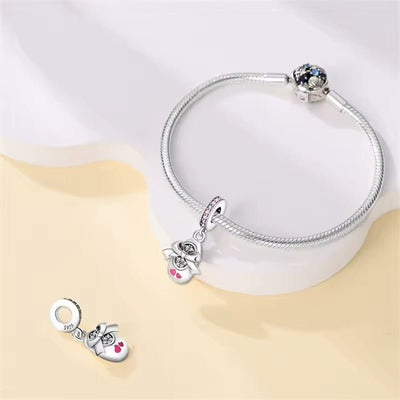 Baby Shoe Dangle Charm - bellissi