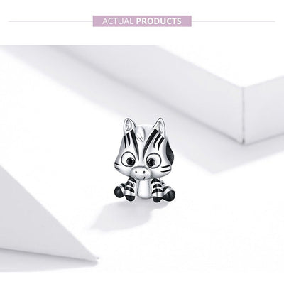 Baby Zebra Charm - bellissi