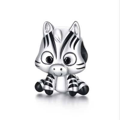 Baby Zebra Charm - bellissi