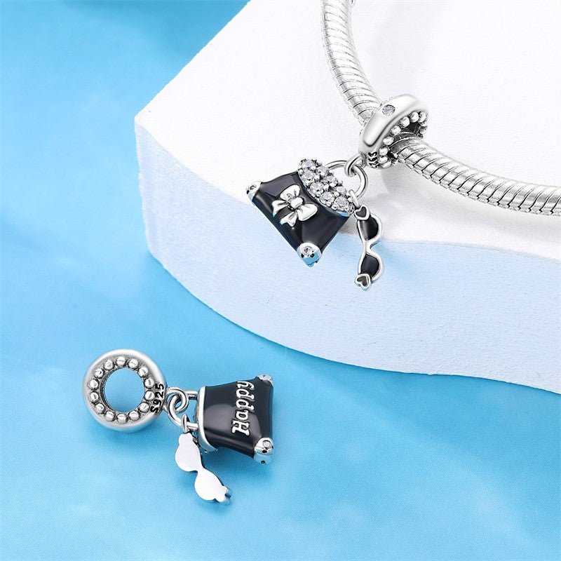 Bag & Sunglasses Dangle Gift Charm - bellissi