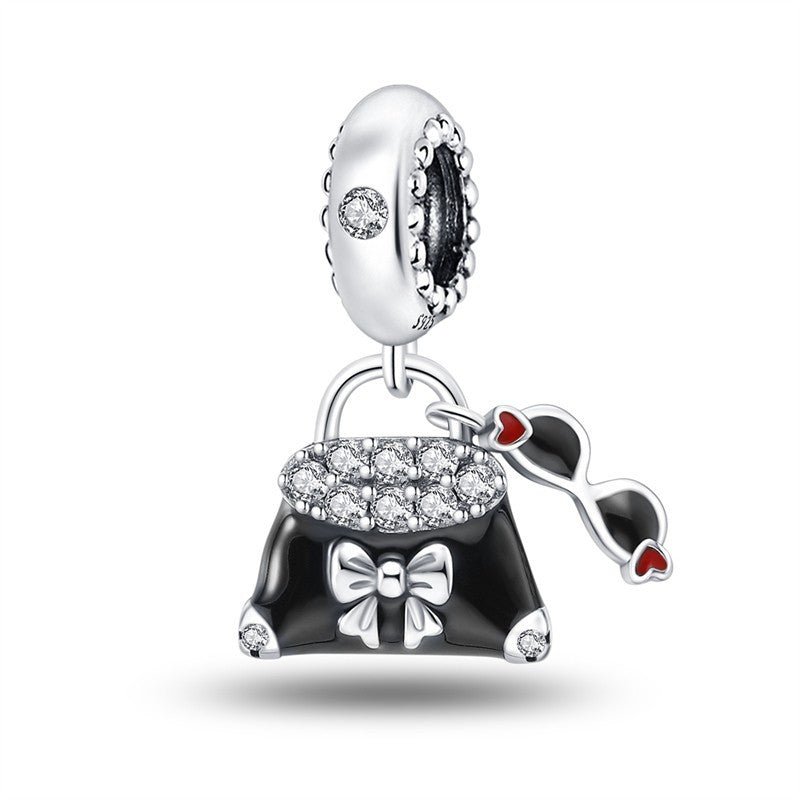 Bag & Sunglasses Dangle Gift Charm - bellissi