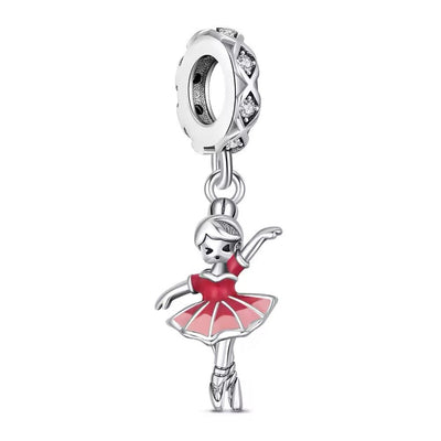 Balerina Dangle Charm - bellissi