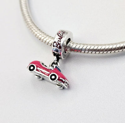 Barbie Pink Car Dangle Charm - bellissi