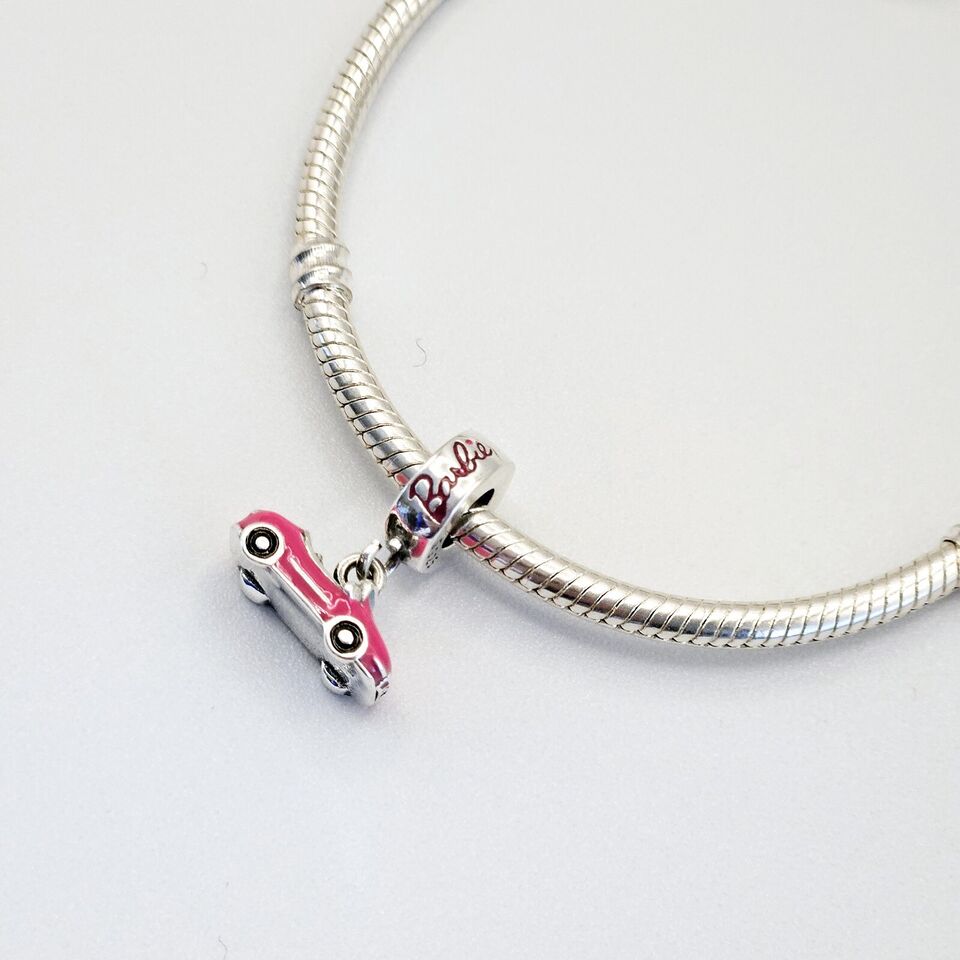 Barbie Pink Car Dangle Charm - bellissi