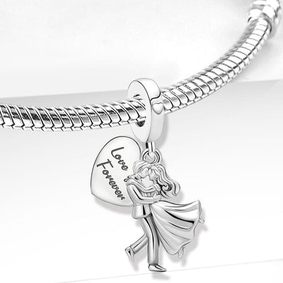 Love Forever Couple Dangle Charm