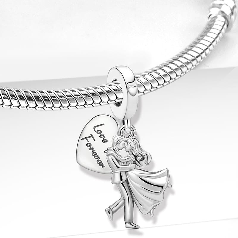 Love Forever Couple Dangle Charm