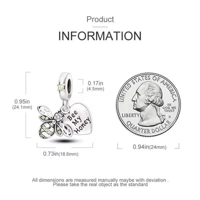 Bee My Honey Dangle Charm - bellissi