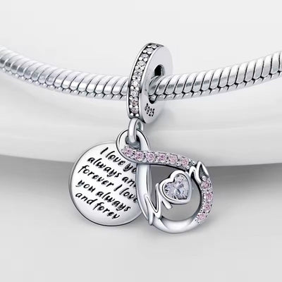 Best Mum Forever Dangle Charm - bellissi