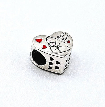 Best Mum Heart Charm - bellissi