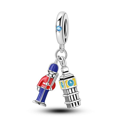 Big Ben & Royal Guards London Dangle Charm - bellissi