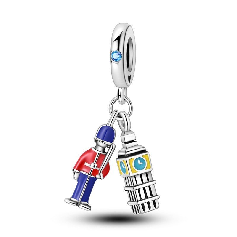 Big Ben & Royal Guards London Dangle Charm - bellissi