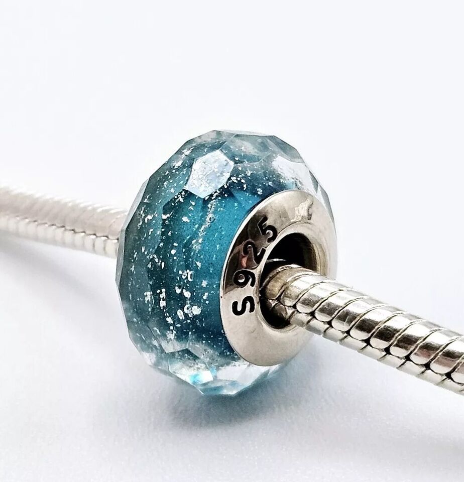 Blue Murano Glass Charm - bellissi