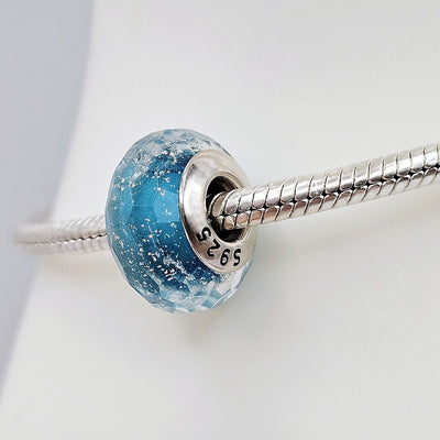 Blue Murano Glass Charm - bellissi