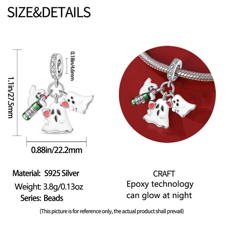 Booze & Boo Charm - bellissi