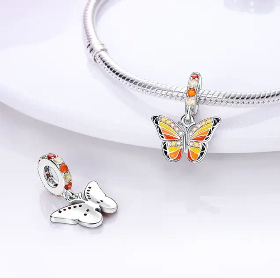 Butterfly Dangle Charm - bellissi
