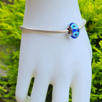 Evil Eye Murano Glass Charm