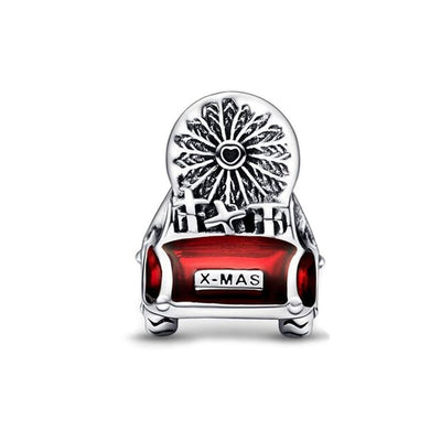 Car With Christmas Tree Charm - bellissi