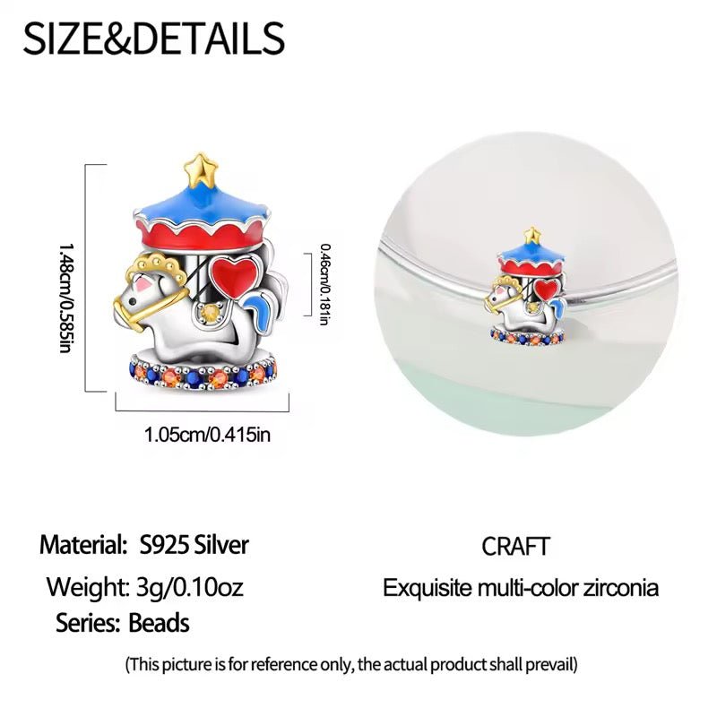 Carousel Horse Charm - bellissi
