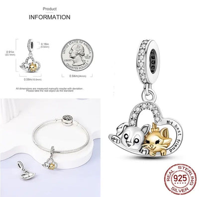 Cat Dog Best Friend in Heart - bellissi