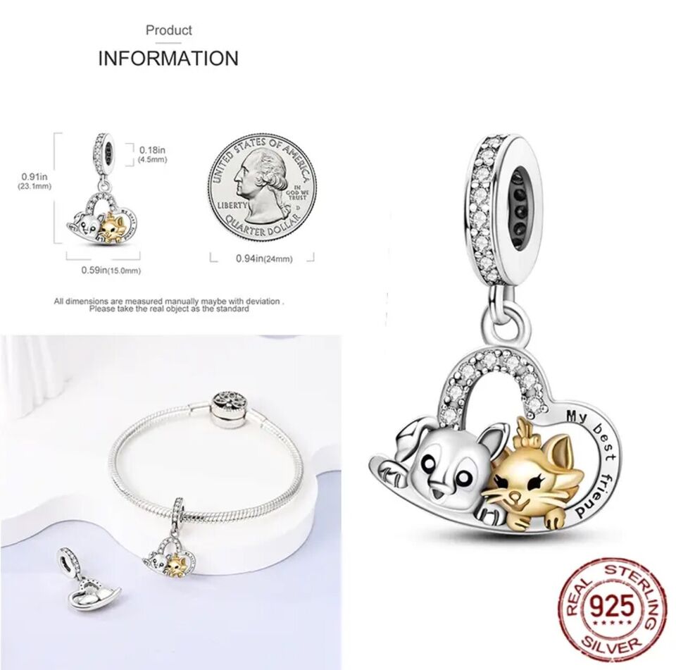 Cat Dog Best Friend in Heart - bellissi