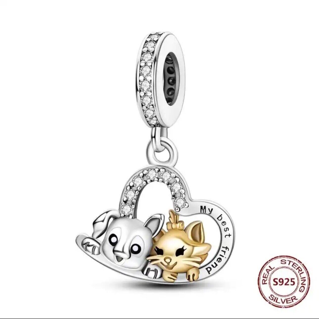 Cat Dog Best Friend in Heart - bellissi