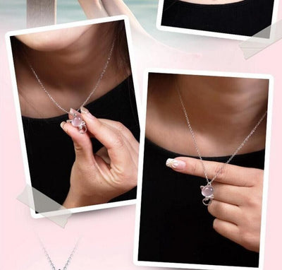 Cat Pendant Chain Necklace - bellissi