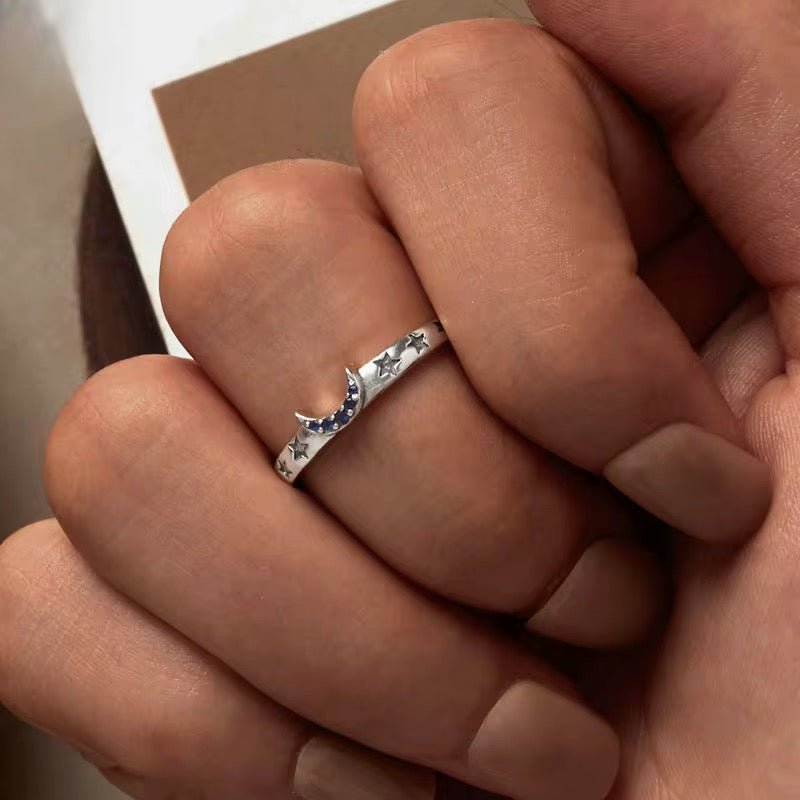 Celestial Sun & Moon Adjustable Ring - bellissi