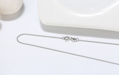 Chain Necklace 925 Sterling Silver 1.0mm 50cm - bellissi