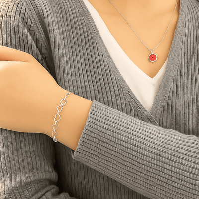 Chain of Hearts Bracelet - bellissi