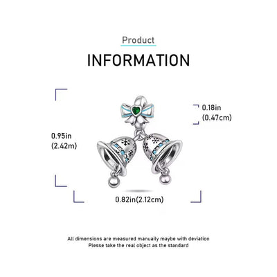 Christmas Bell Charm - bellissi