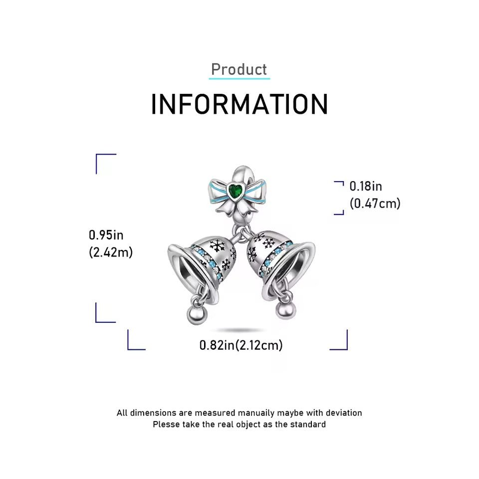 Christmas Bell Charm - bellissi