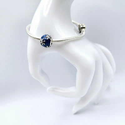 Christmas Gift Blue Snowflake Charm - bellissi