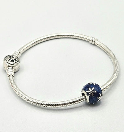 Christmas Gift Blue Snowflake Charm - bellissi