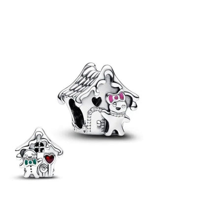 Christmas Gift Gingerbread House Charm - bellissi