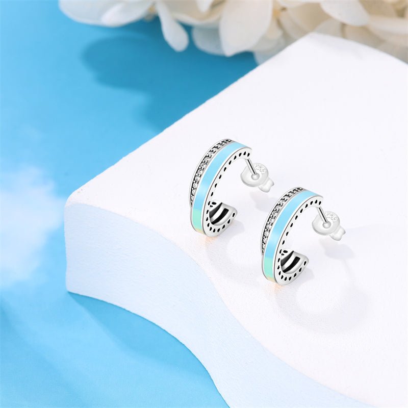 Colorful Hoop Earrings - bellissi