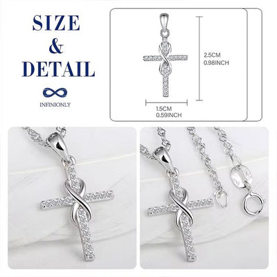 Cross Diamond Necklace - bellissi