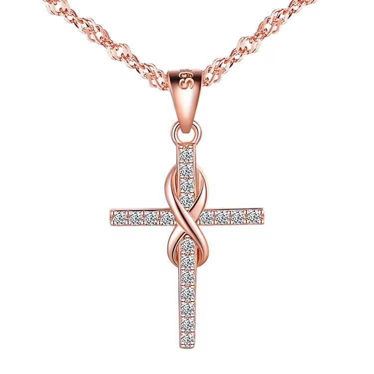 Cross Diamond Necklace - bellissi