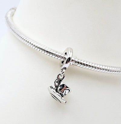 Cup Of Tea Silver Charm - bellissi