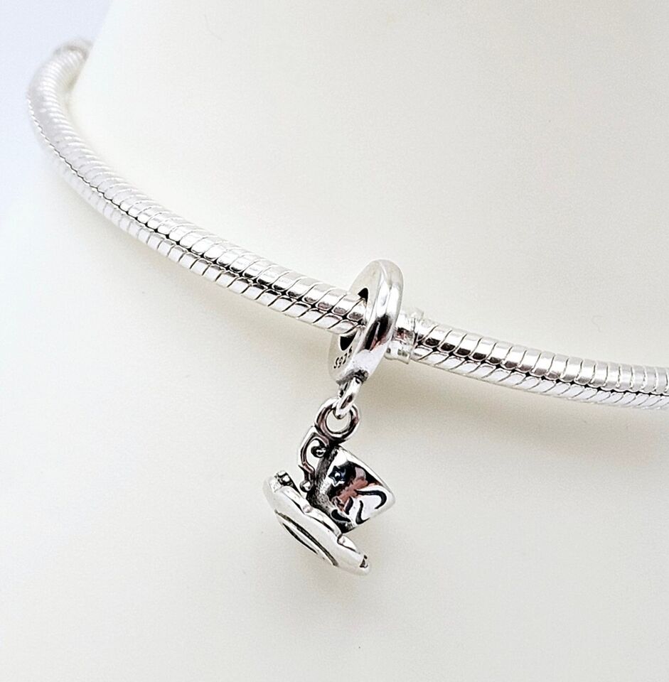 Cup Of Tea Silver Charm - bellissi