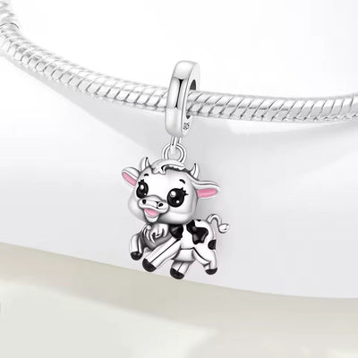 Cute Baby Cow Dangle Charm - bellissi