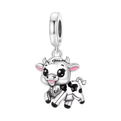 Cute Baby Cow Dangle Charm - bellissi