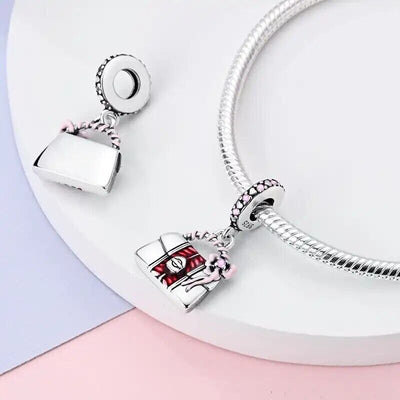 Cute Pink Bag Dangle Charm - bellissi