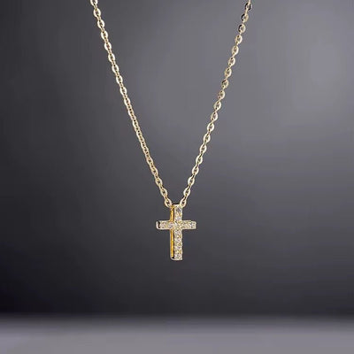 Delicate Cross Necklace - bellissi