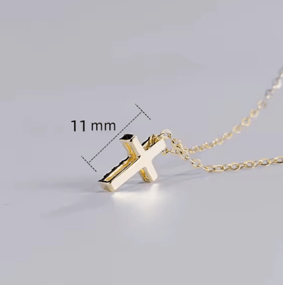Delicate Cross Necklace - bellissi