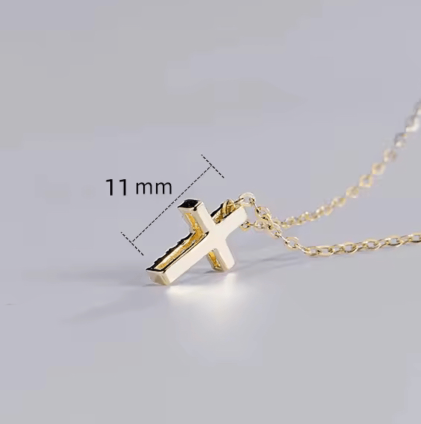 Delicate Cross Necklace - bellissi