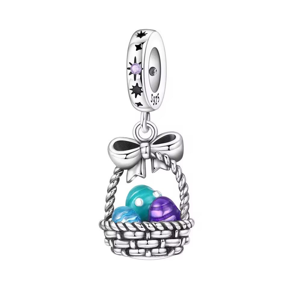 Easter Basket Dangle Charm - bellissi
