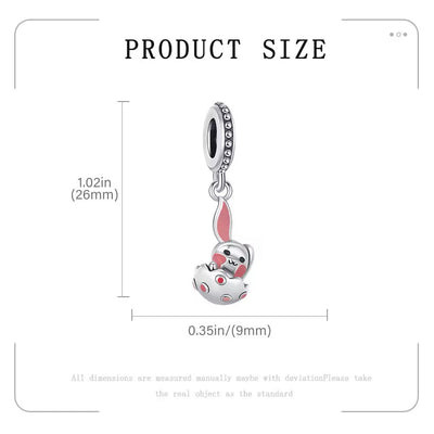 Easter Bunny Dangle Charm - bellissi