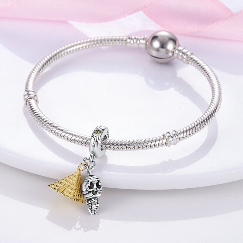Egyptian Pyramid & Mummy Charm - bellissi