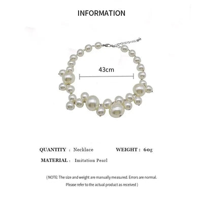 Elegant Imitation Pearl Women's Necklace - bellissi