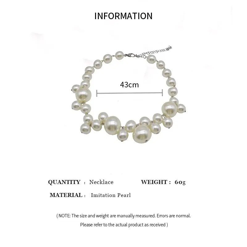 Elegant Imitation Pearl Women's Necklace - bellissi